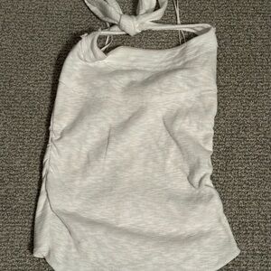 Free People White Halter Top